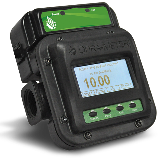DPAB-12V Dura-Meter w Auto-Batch-12V Viton (Flowmeter only - operates a 12 Volt pump)