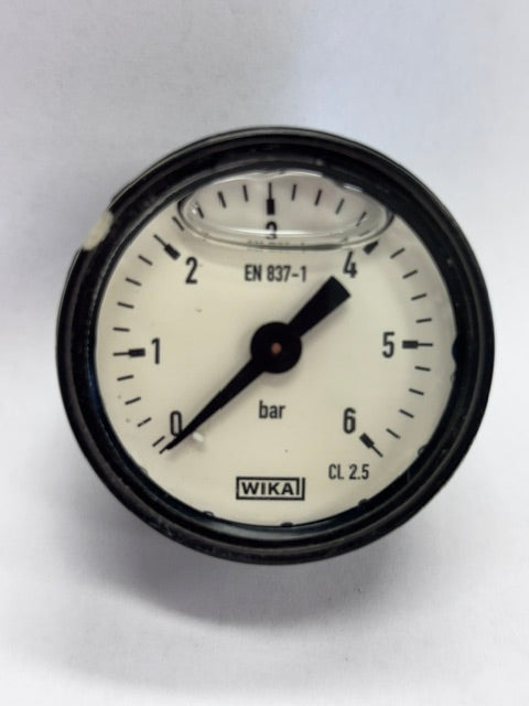 124803 - GAUGE 40mm 0-6 BAR REAR ENTRY