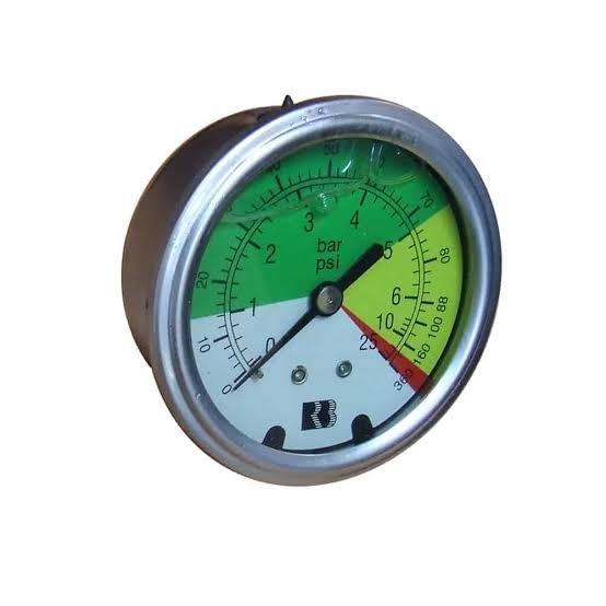 127670 - Isometric Gauge 360PSI 63Mm 1/4" BPST Rear Entry