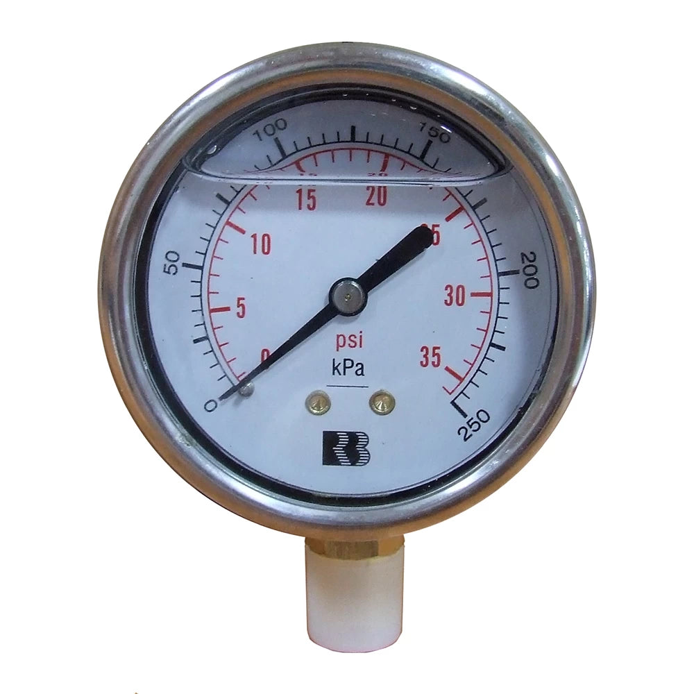 127686 - Pressure Gauge 36Psi 63Mm Face B/E