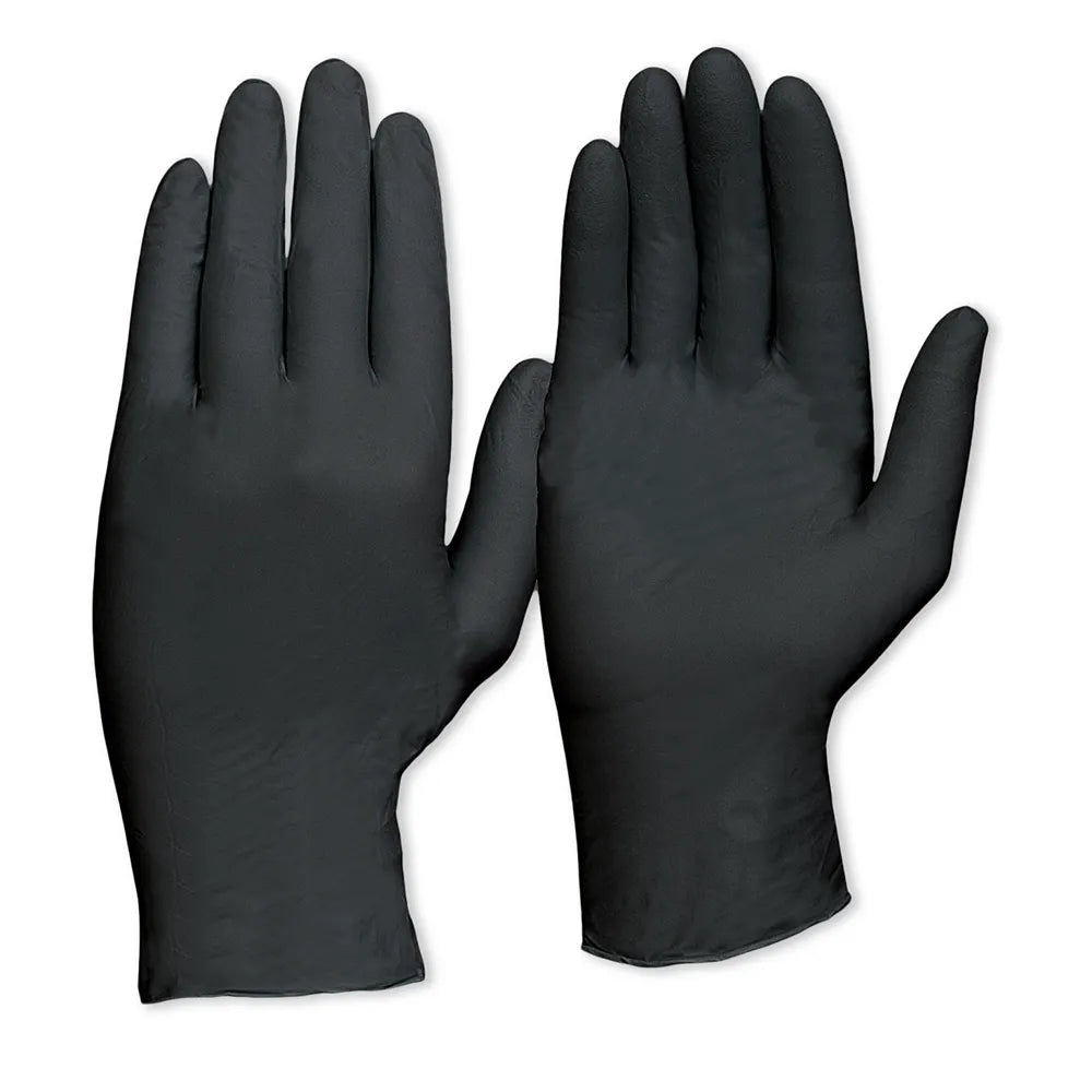 Black Powder Free Heavy Duty Disposable Gloves 100pk