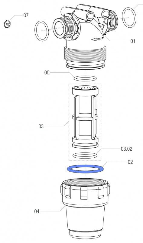 124856 - ARAG 322 & 324 FILTER GASKET