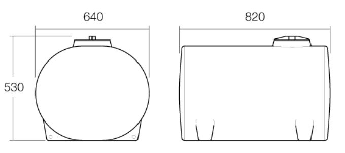 Gr-200NAT - Global 200L Tank Natural Colour