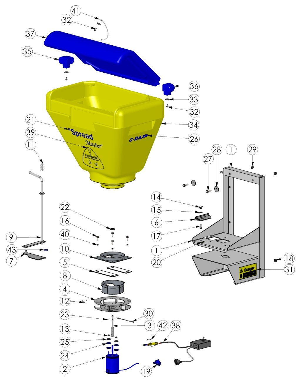 Fert Speader Sm70Qsssgl